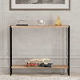 Hanah Home Aparador Verona Negro y Pino Atlántico - 90x74x26 cm